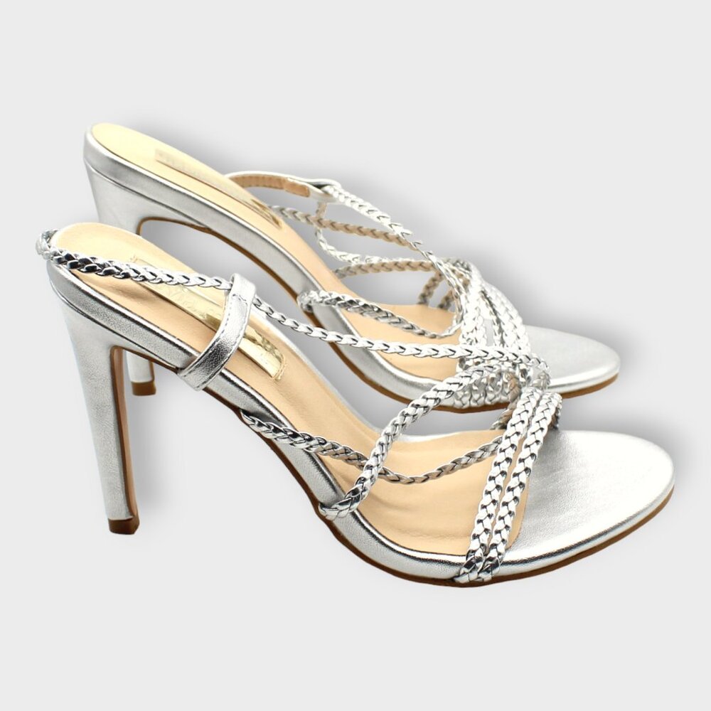 Olivia Miller Silver Pumps - Picture 4 of 8